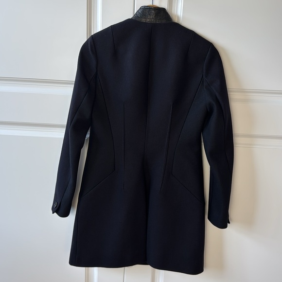 All Saints Blue Coat with Slim Tailored Fit - Picture 6 of 6